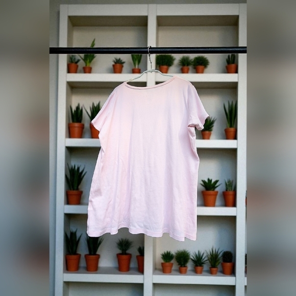 Croft & Barrow Essential Crewneck TeeColor: Pink  Size:L (EUC) - Picture 5 of 8